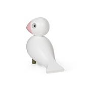 Kay Bojesen Songbird, Painted Beech, Medium (White/Rose), view 2