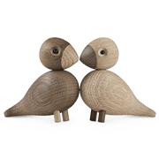 Kay Bojesen Lovebirds, Oak/Smoked Oak