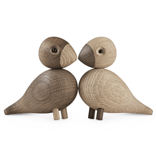 Kay Bojesen Lovebirds, Oak/Smoked Oak