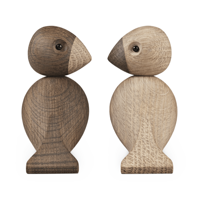 Kay Bojesen Lovebirds, Oak/Smoked Oak, view 3