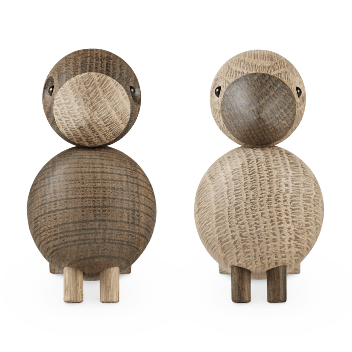 Kay Bojesen Lovebirds, Oak/Smoked Oak, view 2