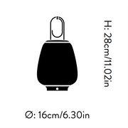 Lucca Portable Lamp SC51 Table Lamps &Tradition 