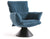 Lud'o Lounge Chair With Conical Base lounge chair Cappellini 