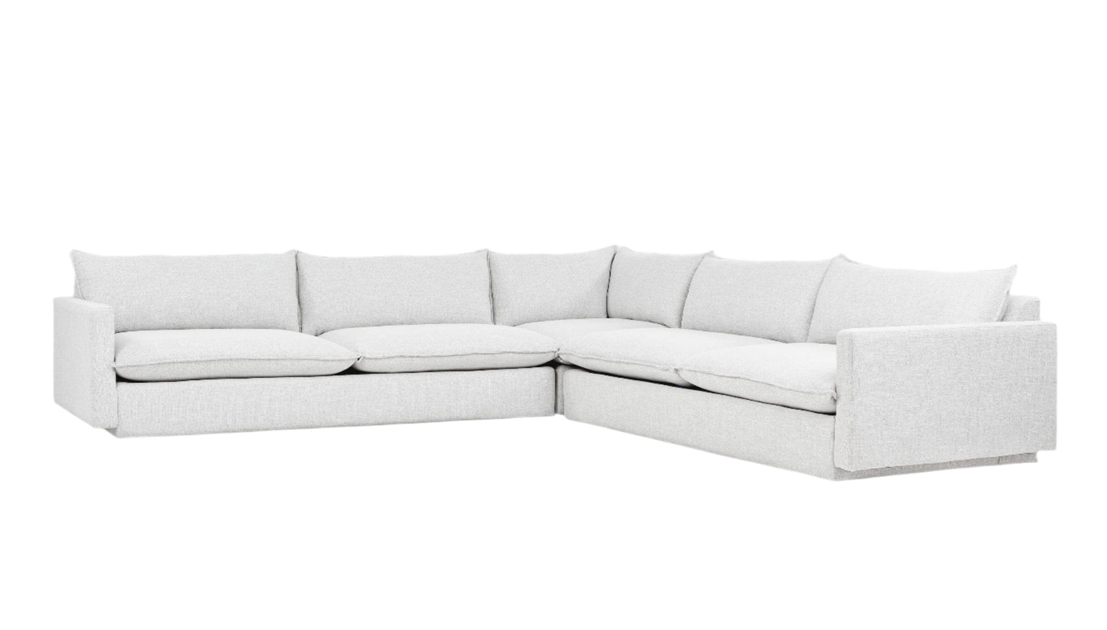 Sola Bi-Sectional Sofa Gus Modern Maberly Dove 
