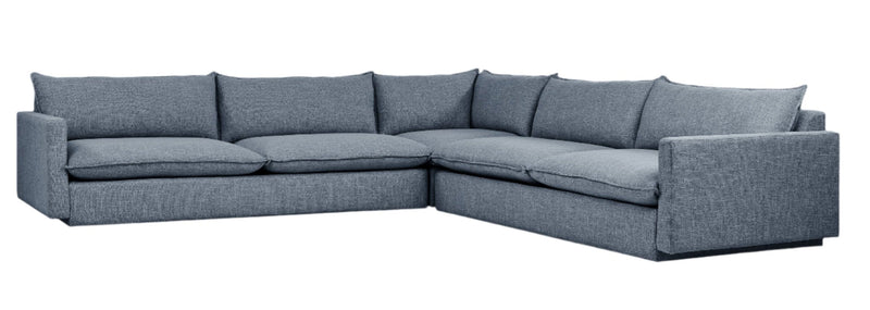 Sola Bi-Sectional Sofa Gus Modern Maberly Storm 