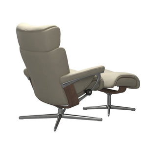 Magic Chair and Ottoman With Cross Base Chairs Stressless 