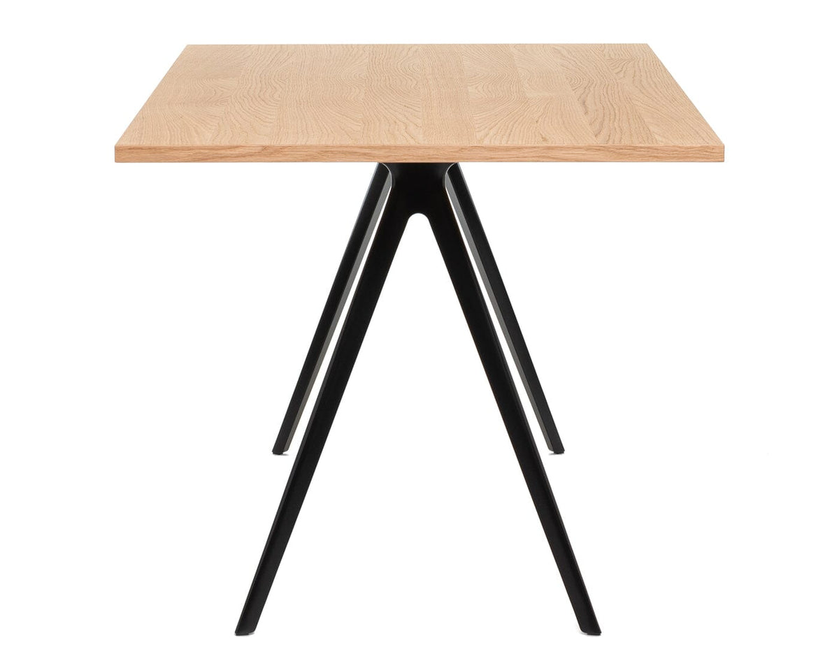 Baguette Table Dining Tables Magis Frame: Black, Top: MDF Veneered Dark Oak 