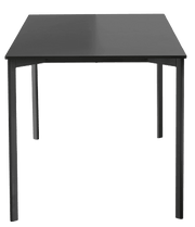 Striped Tavolo Table Dining Tables Magis square black top with black base 