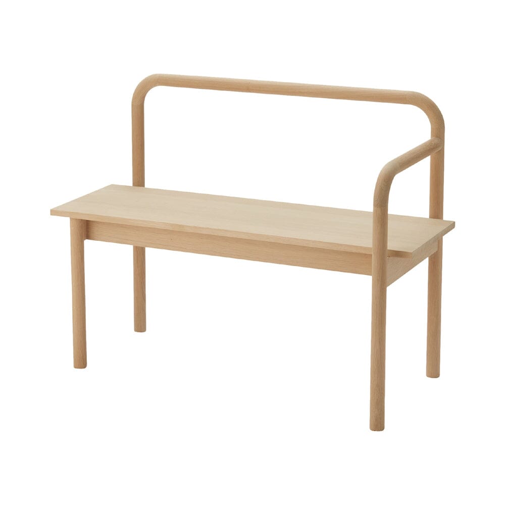 Maissi Bench Benches Skagerak by Fritz Hansen White Soap Oak 