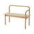 Maissi Bench Benches Skagerak by Fritz Hansen White Soap Oak 