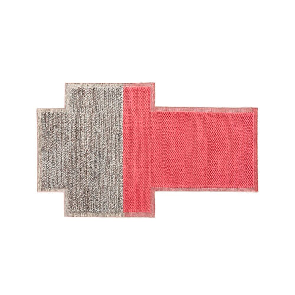 Mangas Space Rug Rug Gan Plait - Coral 