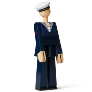 Kay Bojesen Marine, Dark Blue/White, view 3
