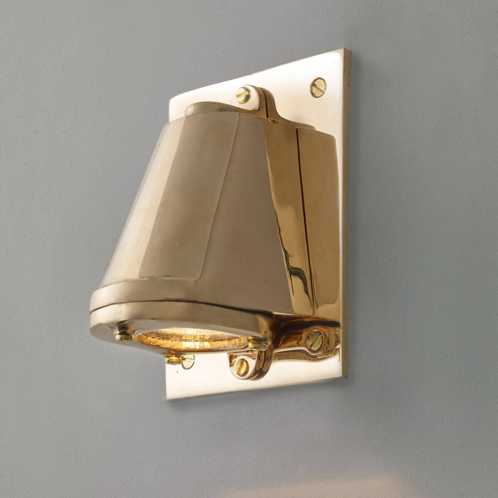 Mast Light Outdoor Lighting Original BTC Polished Bronze with plate 