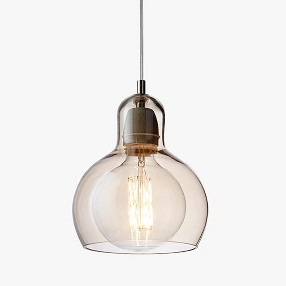 Mega Bulb Pendant Lamp SR2 Pendant Lights &Tradition Gold & White cord 