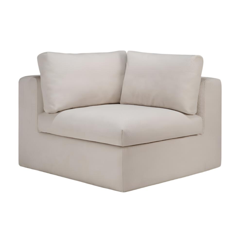 Mellow Modular Corner footstool Ethnicraft Ivory 