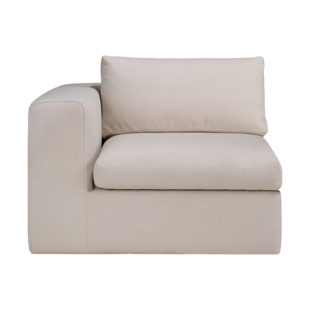 Mellow Modular End Seater footstool Ethnicraft Ivory End seater 