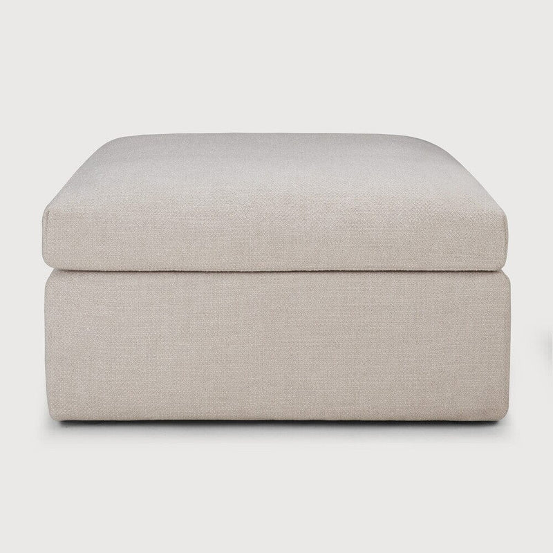 Mellow Modular Footstool footstool Ethnicraft Ivory 