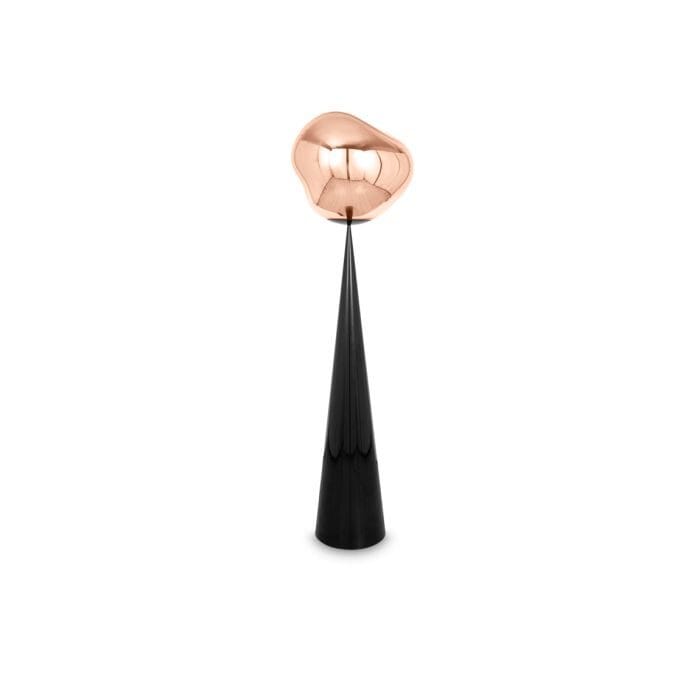 Melt Cone Fat Floor Lamp Floor Lamps Tom Dixon Gold 