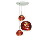 Melt LED Trio Round Pendant Light suspension lamps Tom Dixon 