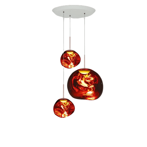 Melt LED Trio Round Pendant Light suspension lamps Tom Dixon 