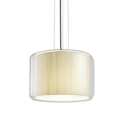 Mercer Suspension Lamp suspension lamps Marset Large Pleated White Cotton 