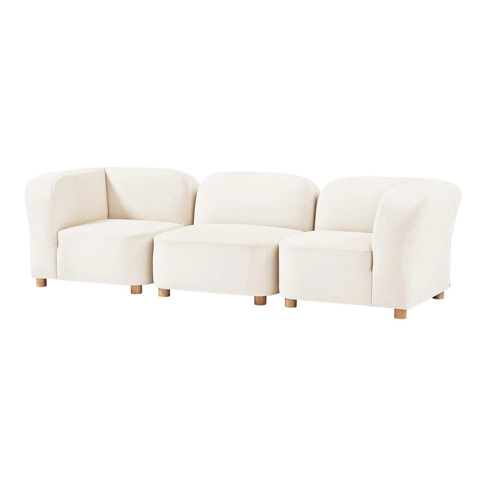 Circuit Modular 3 Piece Sofa Sofa Gus Modern Merino Cream 