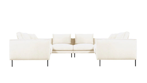 Renfrew U Shaped Sectional Sofa Gus Modern Merino Cream 