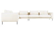 Renfrew XL Sectional Sofa Gus Modern Merino Cream Left Facing 