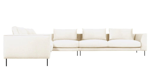 Renfrew XL Sectional Sofa Gus Modern Merino Cream Left Facing 