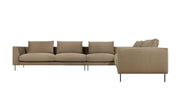 Renfrew XL Sectional Sofa Gus Modern Merino Mocha Right Facing 