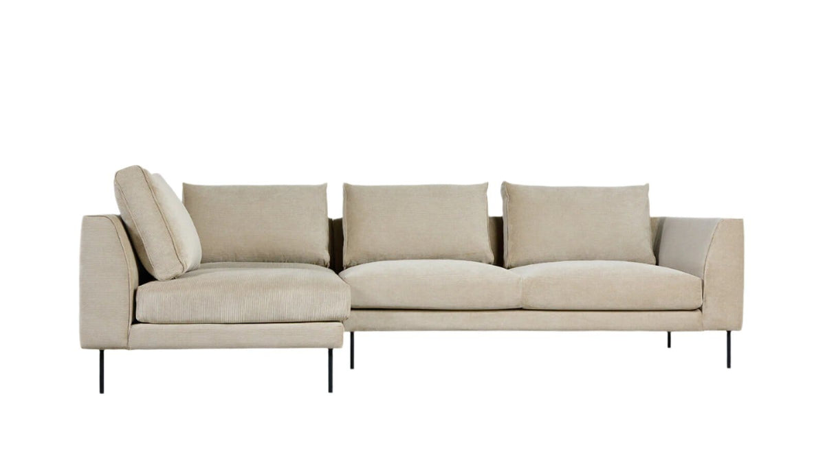 Renfrew Sectional Sofa Gus Modern Mersey Caribou Left Facing 