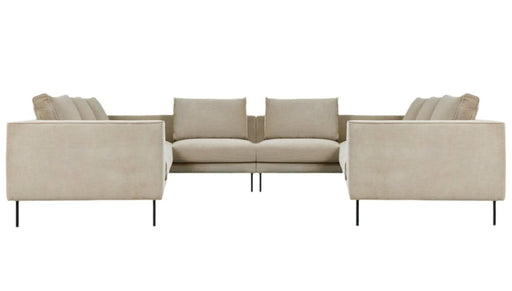 Renfrew U Shaped Sectional Sofa Gus Modern Mersey Caribou 