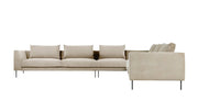 Renfrew XL Sectional Sofa Gus Modern Mersey Caribou Right Facing 