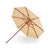 Messina Round Umbrella Outdoors Skagerak by Fritz Hansen Medium: 106.3" Width Golden Yellow Stripes None