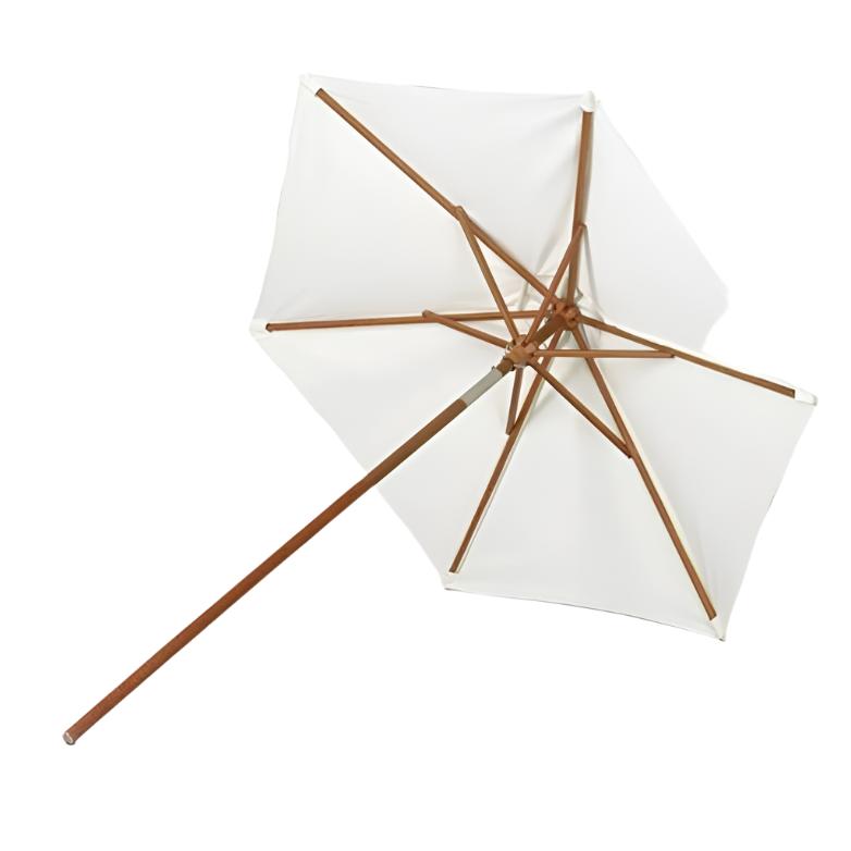 Messina Round Umbrella Outdoors Skagerak by Fritz Hansen Small: 82.7&quot; Width Off-White None