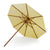 Messina Round Umbrella Outdoors Skagerak by Fritz Hansen Large: 118.1" Width Lemon / Sand Stripe None