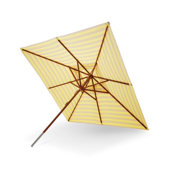 Messina Square Umbrella Outdoors Skagerak by Fritz Hansen Large: 118.1&quot; Width Lemon/Sand None