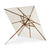 Messina Square Umbrella Outdoors Skagerak by Fritz Hansen Large: 118.1" Width Off-White None