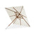 Messina Square Umbrella Outdoors Skagerak by Fritz Hansen 