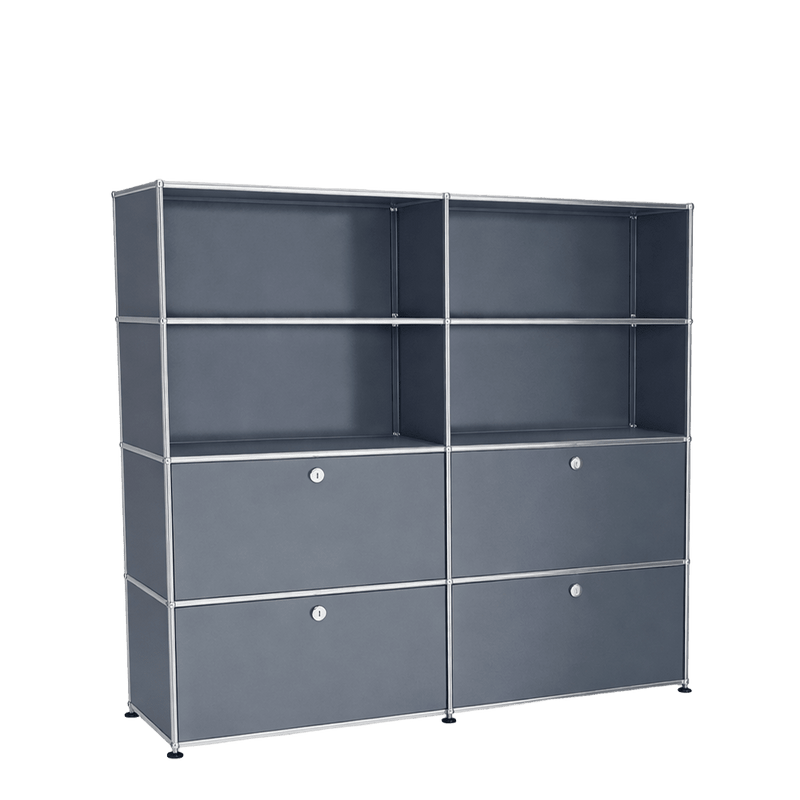 USM Haller Storage S2 storage USM Mid-gray 