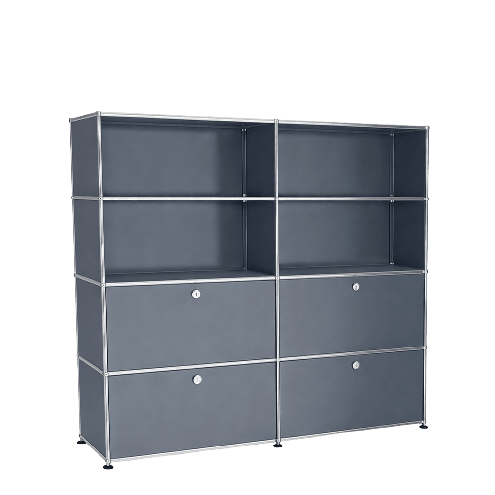 USM Haller Storage S2 storage USM Mid-gray 