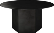 Epic Coffee Table Coffee table Gubi Midnight Black Steel Medium-31.5" 