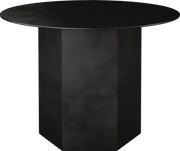 Epic Coffee Table Coffee table Gubi Midnight Black Steel Small-23.6" 