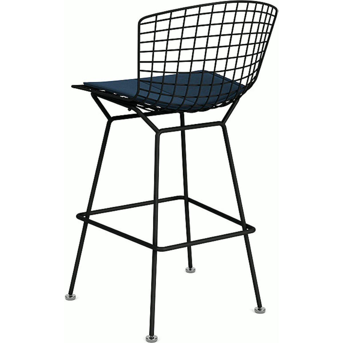 Bertoia Stool with Seat Pad bar seating Knoll 