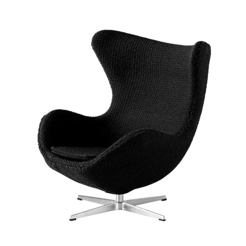 Miniature Egg Chair Miniatures Fritz Hansen Black 