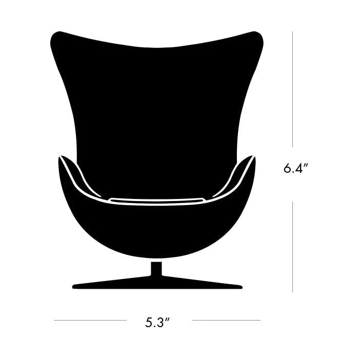 Miniature Egg Chair Miniatures Fritz Hansen 