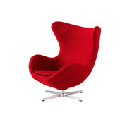 Miniature Egg Chair Miniatures Fritz Hansen Red 
