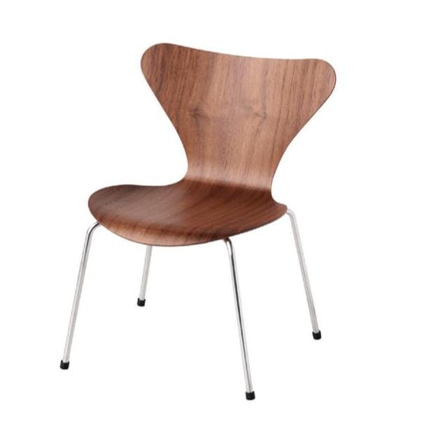Miniature Series 7 Chair Miniatures Fritz Hansen Walnut Veneer 