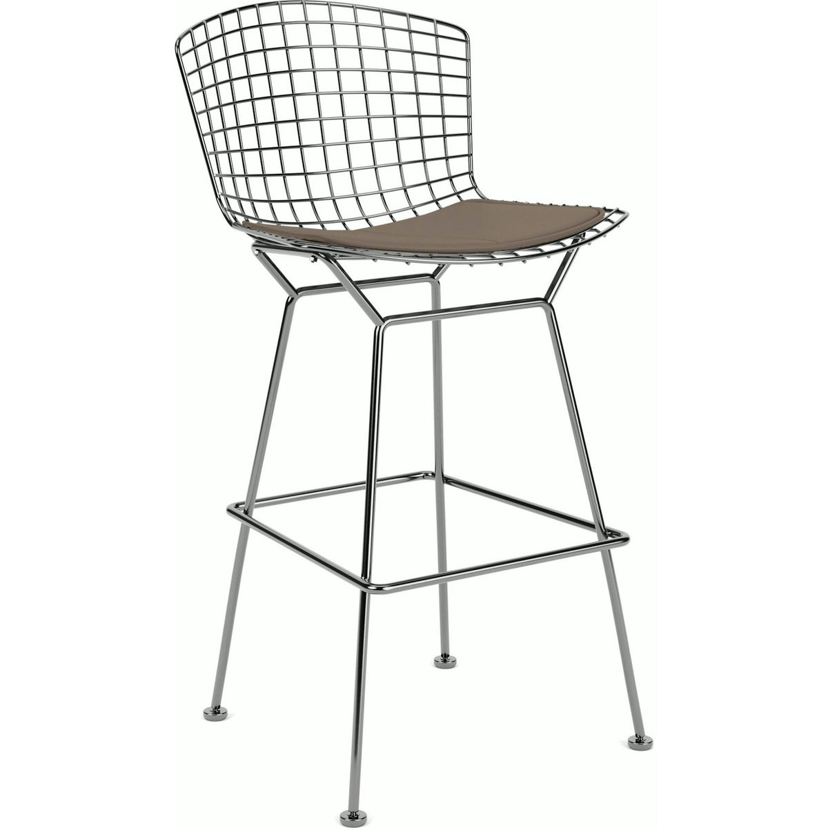 Bertoia Stool with Seat Pad bar seating Knoll 