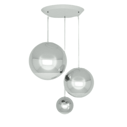 Mirror Ball LED Range Round Pendant Light hanging lamps Tom Dixon 